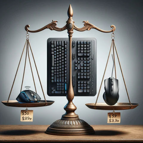 Periféricos Inalámbricos vs. alambrico