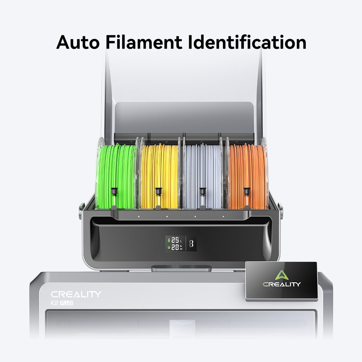 Sistema Creality CFS: impresión de hasta 16 colores, sensores inteligentes, almacenamiento anti-humedad e identificación