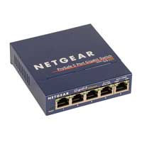 Switch no administrable NETGEAR de 5 puertos Gigabit Ethernet