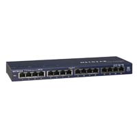 Switch de escritorio NETGEAR ProSafe de 16 puertos Gigabit
