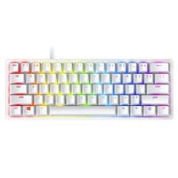 Razer Huntsman Mini 60% Optical Gaming Keyboard White - Clicky Purple Switch