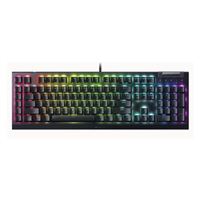 Teclado mecánico Razer BlackWidow V4 X con cable - Black - Green Clicky Switch - Chroma RGB