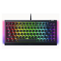 Teclado mecánico Razer BlackWidow V4 75% Hot-swappable - Black - Orange Tactile Switches
