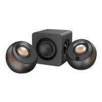 Creative Labs Pebble X Plus 2.1 Channel USB Type-C Computer Speakers