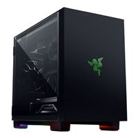 Case mini torre Razer Tomahawk Mini-ITX con vidrio templado Negro
