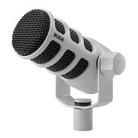 Micrófono dinámico Rode para podcasting - Blanco
