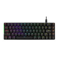 Teclado compacto analógico ASUS Falchion Ace HFX 65% - Black - ROG HFX Magnetic Switches