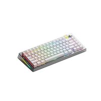 Glorious GMMK 3 PRO HE 75% Prebuilt RGB Wireless Mechanical Gaming Keyboard - Silver; Hall Effect Fox Linear Switches