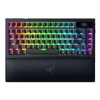 Teclado mecánico inalámbrico Razer BlackWidow V4 Pro 75 por ciento hot swappable Negro Orange Switch