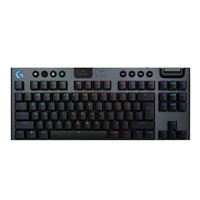 Logitech G G915 X Lightspeed Wireless TKL Gaming Keyboard - Black; GL Low Profile Clicky Switches