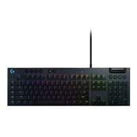Teclado gaming Logitech G915 X USB con cable - Black - GL Low Profile Brown Tactile Switches