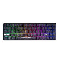 Teclado mecánico RGB con cable Higround Performance 65 Snow Stone 65% - Black