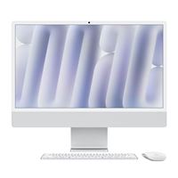 Apple iMac 24" MWUU3LL/A 24" (Late 2024) All-in-One Desktop Computer - Silver
