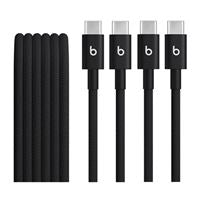 Cable USB-C a USB-C + Apple Beats + tejido (1.5 m) 2-Pack - Bolt Black