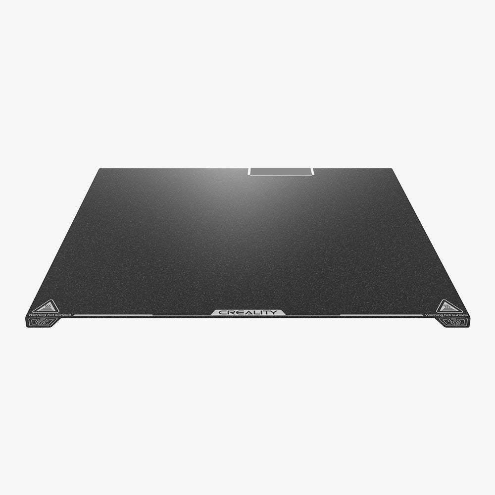 Placa de impresión Creality K2 Plus PEI Frosted: recubrimiento PEI premium con altísima adherencia, excelente resistenci