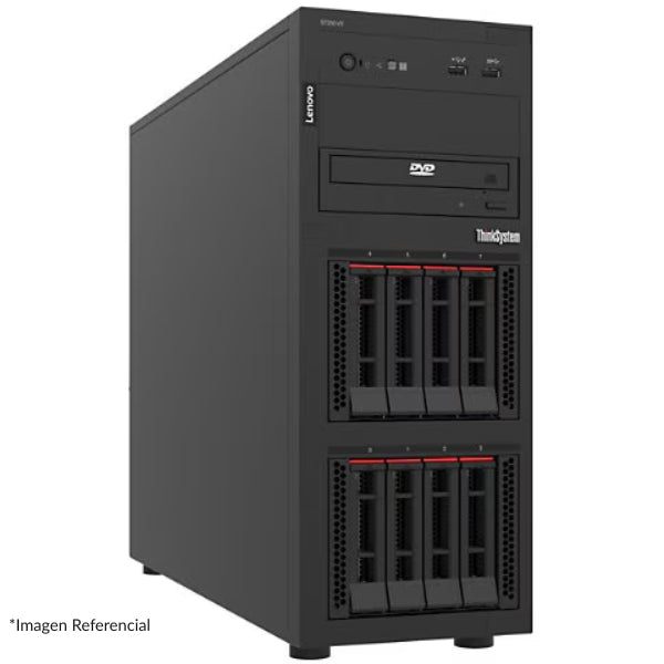Servidor - Lenovo - ThinkSystem ST250 V3 - Intel Xeon 6353P Octa-core 2.70GHz 24MB Cache 8C/16T Gen6 - 1x32GB TruDDR5 UDIMM ECC