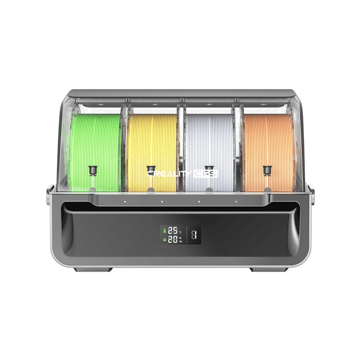 Sistema Creality CFS: impresión de hasta 16 colores, sensores inteligentes, almacenamiento anti-humedad e identificación