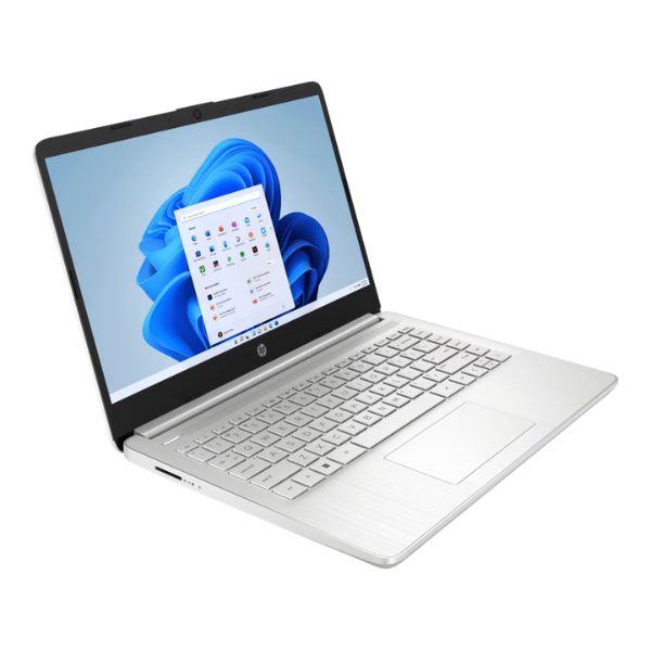 Laptop HP 14-DQ3502LA Intel Celeron N4120 (2.6GHz) 4 GB RAM 128 GB SSD 14" Intel UHD 600 Natural Silver
