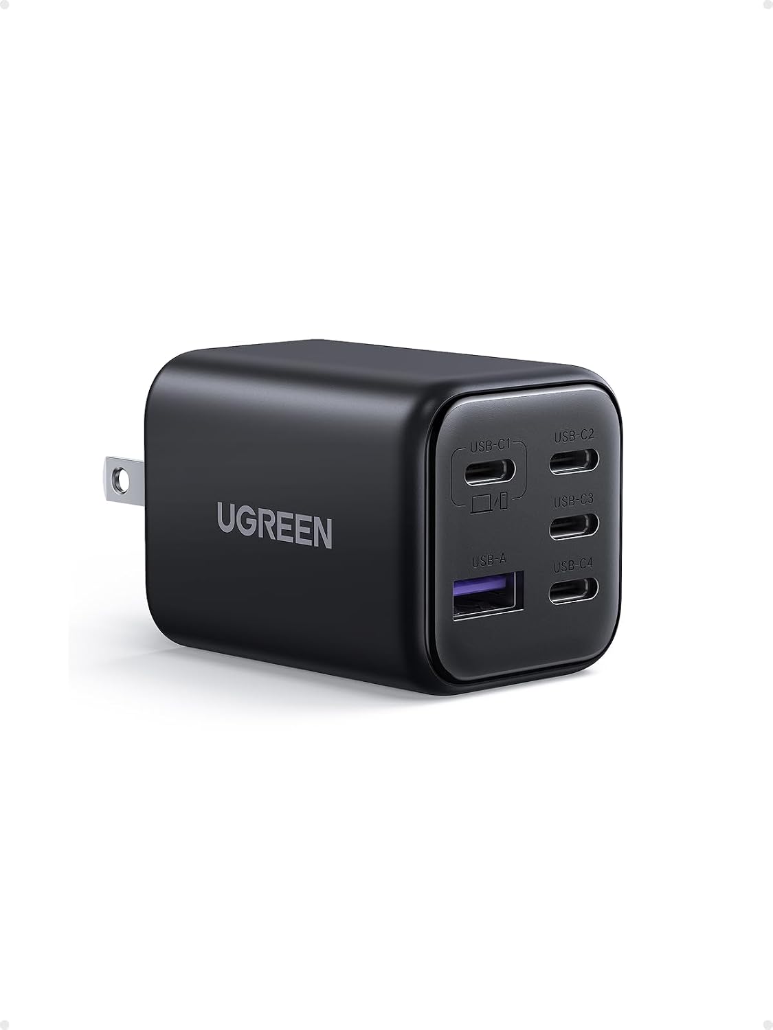 Cargador-de-Pared-UGREEN-GaN-USB-C-45-W-de-5-Puertos-PD-portada