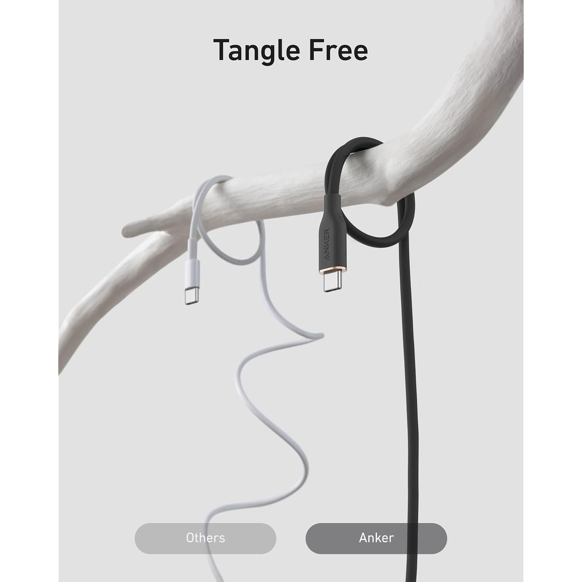 Cable Anker USB A a USB C, cable de flujo, cable USB a USB C (paquete de 2 - vista 3