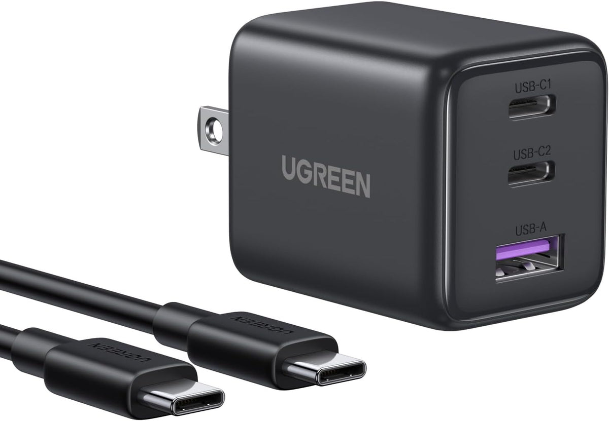 Cargador-de-Pared-UGREEN-30-W-GaN-II-de-3-Puertos-USB-C-portada
