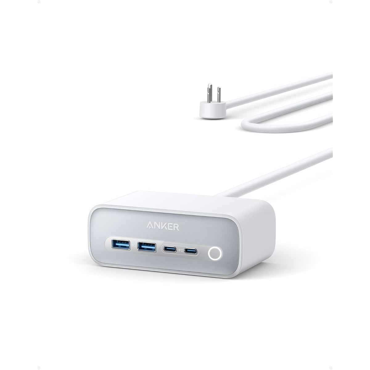 Cable Anker Estación de carga 525, tira de alimentación USB C de 7 en 1 para iPhone 13/14, cable de extensión de 5 pies