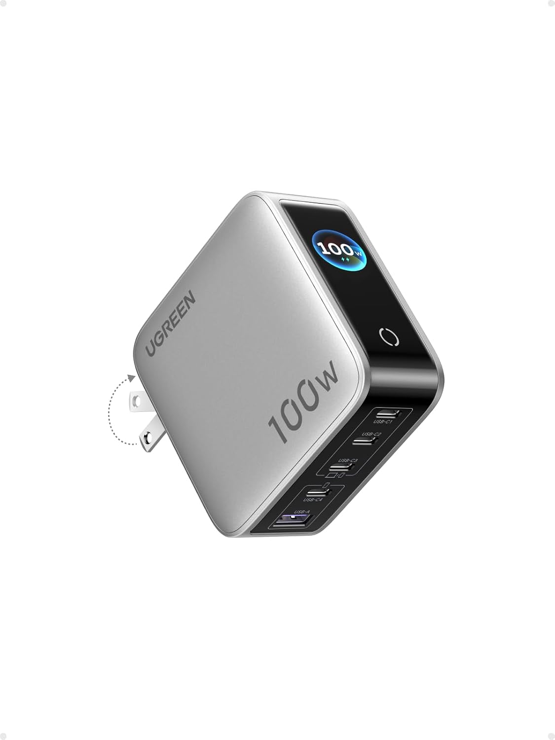 Cargador-UGREEN-Nexode-Pro-100-W-GaN-USB-C-con-Pantalla-Inteligente-portada