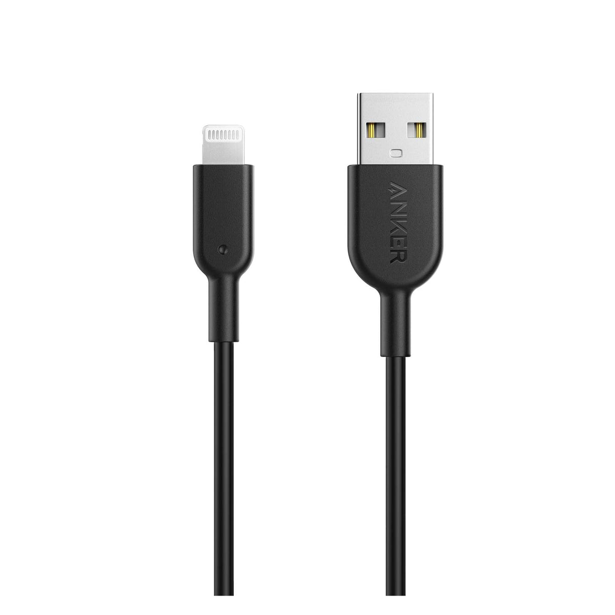 Cable Anker Lightning Powerline II, certificado MFi (3 pies, negro)