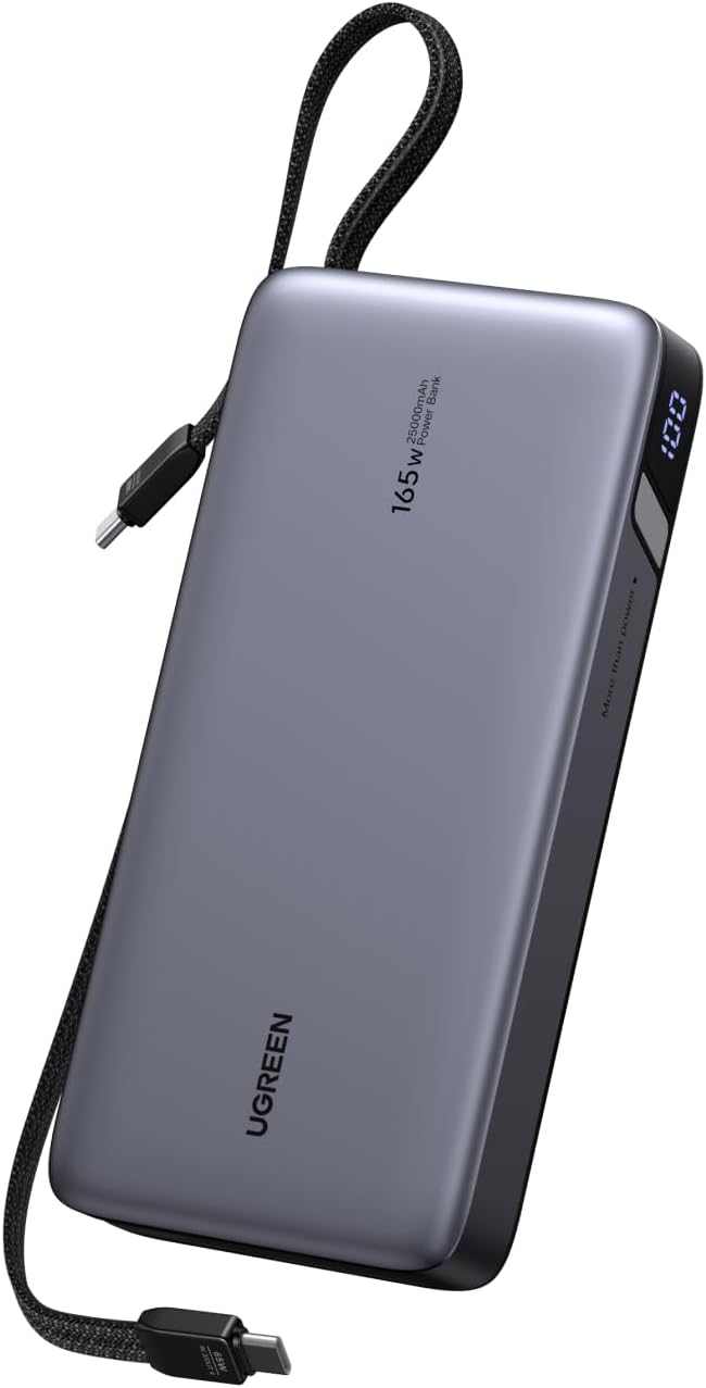 Power-Bank-UGREEN-Nexode-25-000-mAh-165-W-con-Cable-USB-C-Integrado-portada