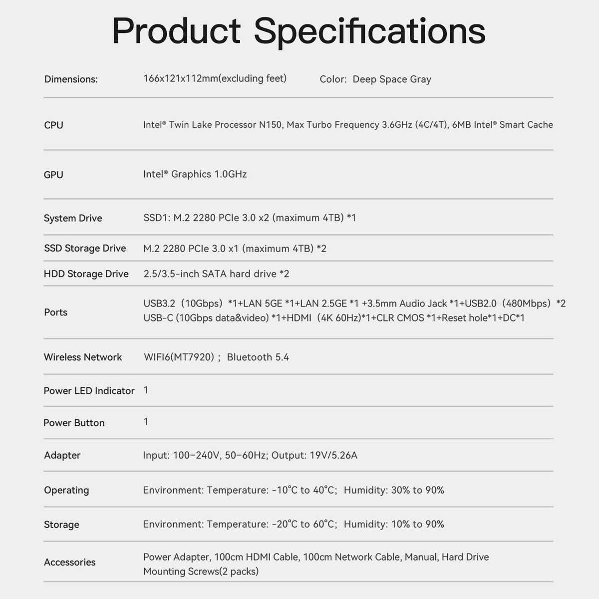 Mini-PC-Beelink-ME-Pro-16-GB-RAM-1-TB-SSD-con-Intel-N150-y-Windows-11-Pro-9