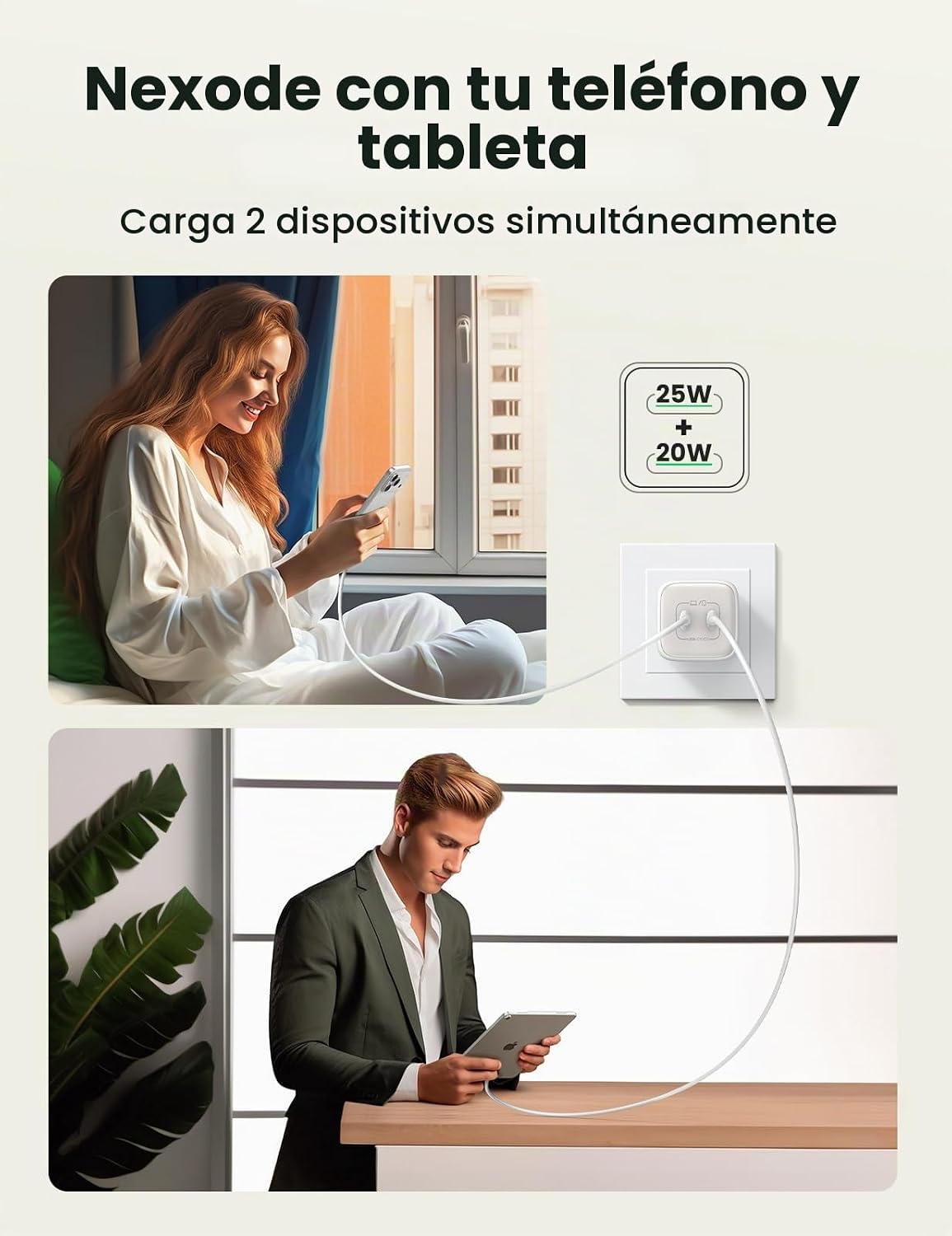 Cargador-de-Pared-UGREEN-Nexode-45-W-GaN-de-2-Puertos-USB-C-3