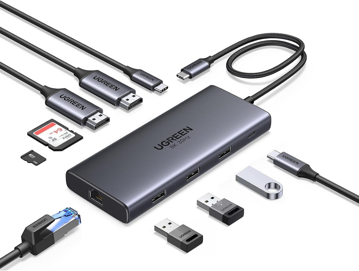 Estación-de-Acoplamiento-USB-C-UGREEN-para-Doble-Monitor-con-Base-portada