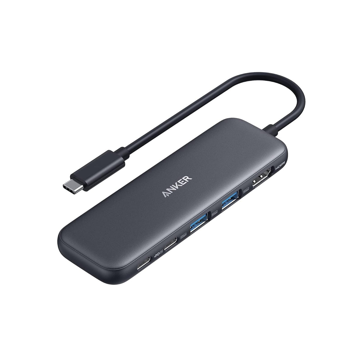 Hub USB Anker USB C, divisor USBC a HDMI 5 en 1 con pantalla 4K