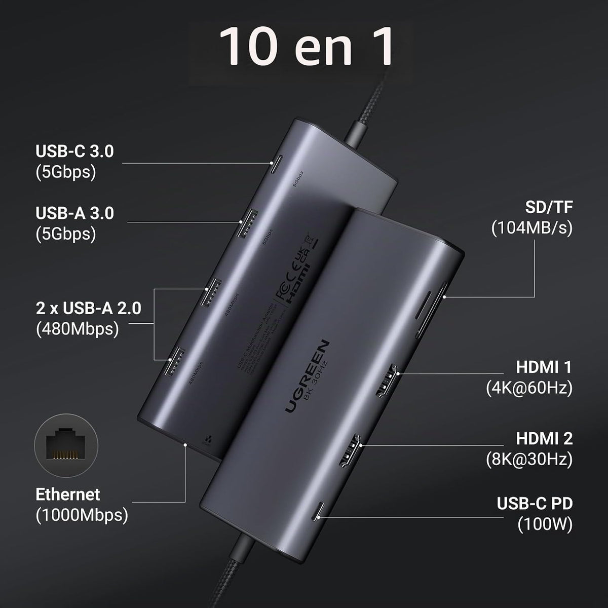 Estación-de-Acoplamiento-USB-C-UGREEN-para-Doble-Monitor-con-Base-2