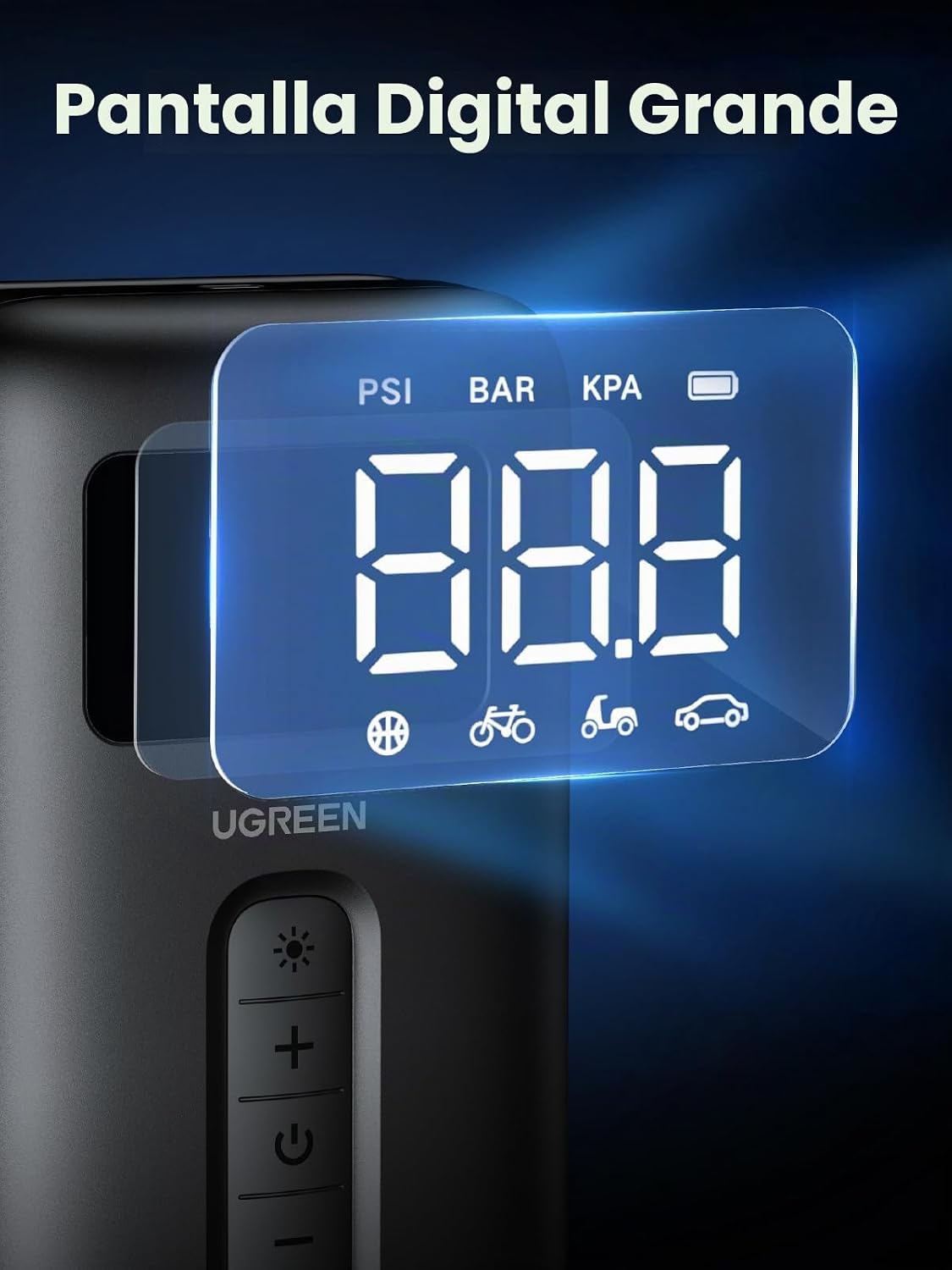 Inflador-de-Neumáticos-Portátil-UGREEN-150-PSI-Inalámbrico-con-Luz-LED-5