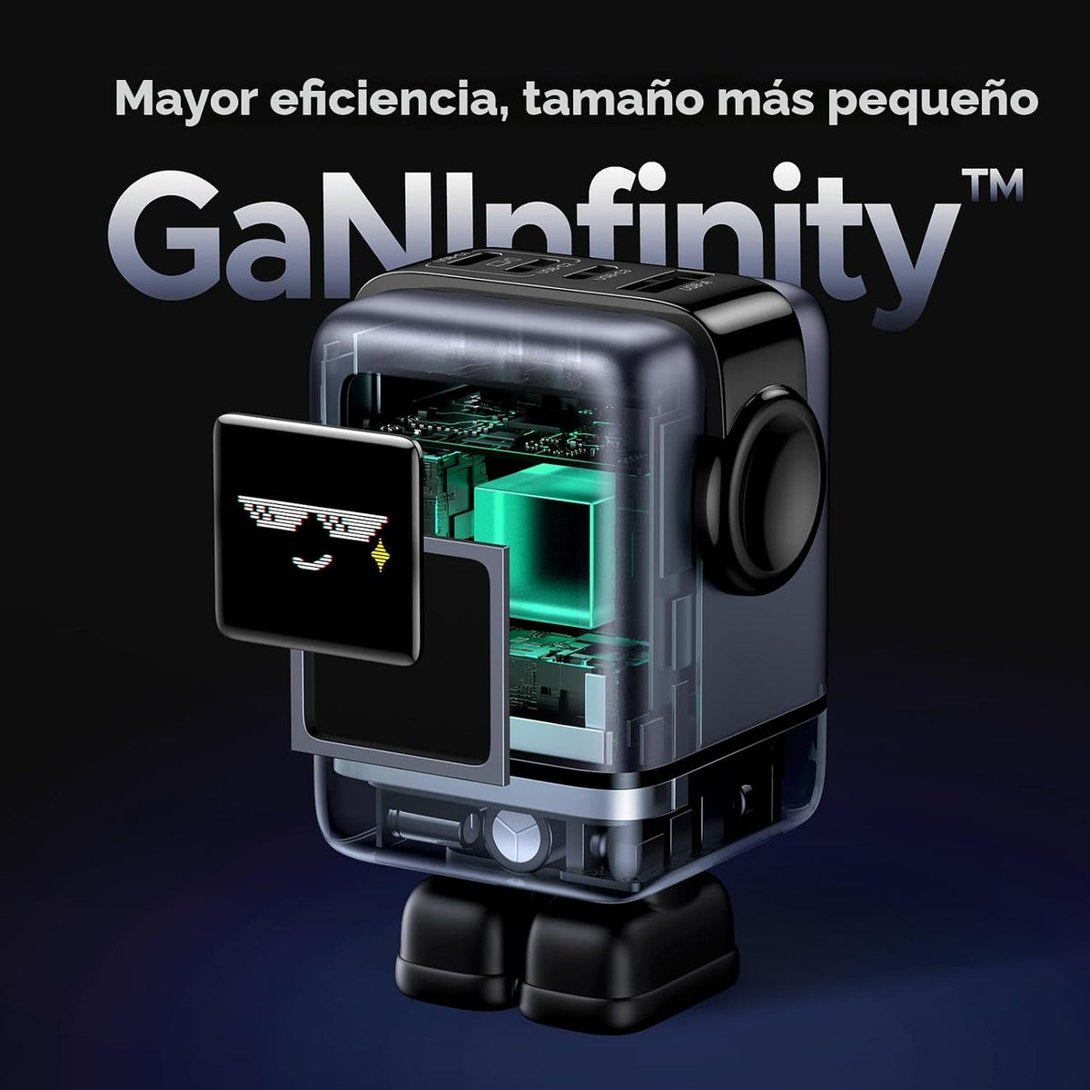 Cargador-de-Pared-UGREEN-Uno-100-W-GaN-de-4-Puertos-USB-C-8