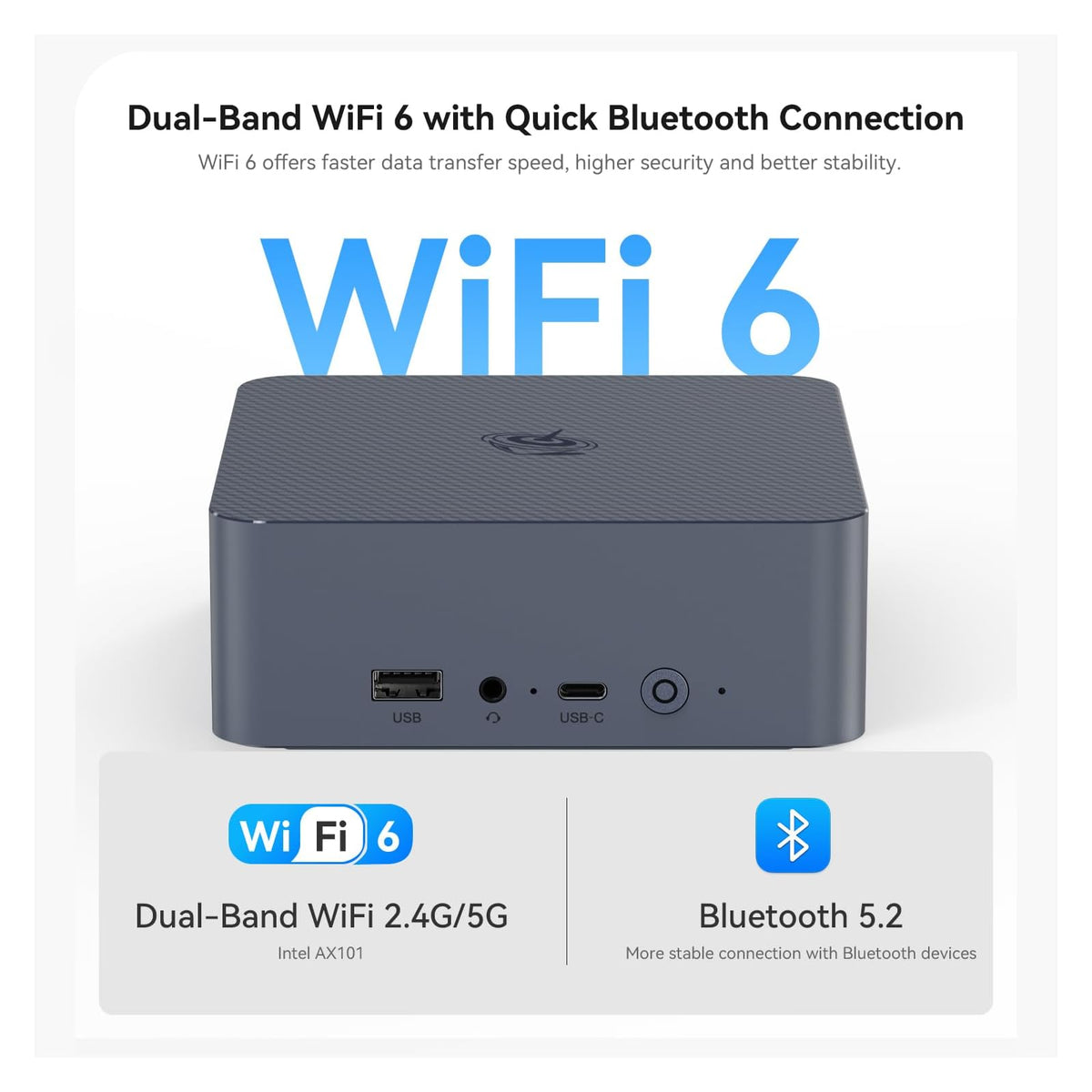 Mini PC Beelink EQI13 24 GB RAM 1 TB SSD, con Intel i5 13420H - vista 6
