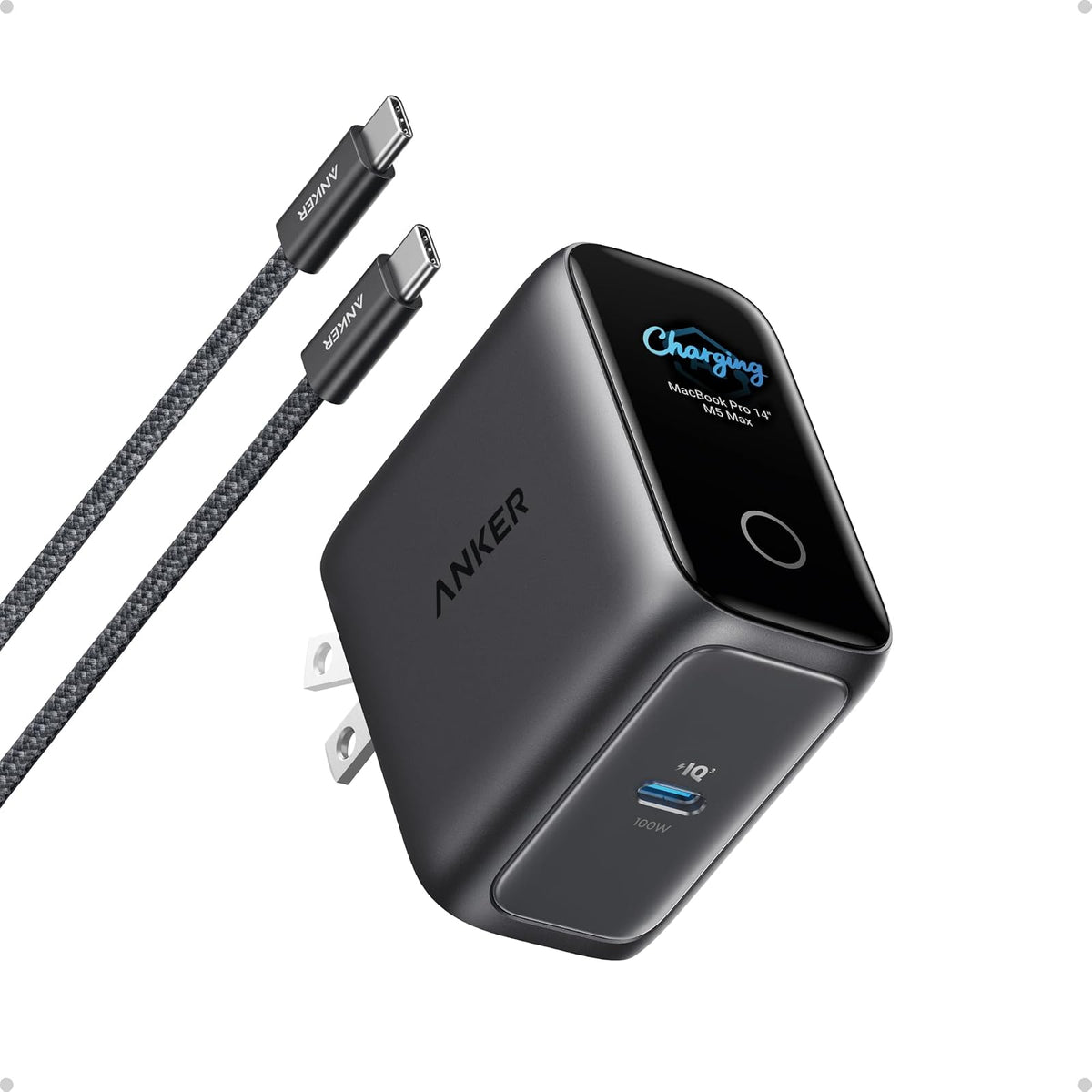 Cargador Anker de pantalla inteligente para computadora portátil