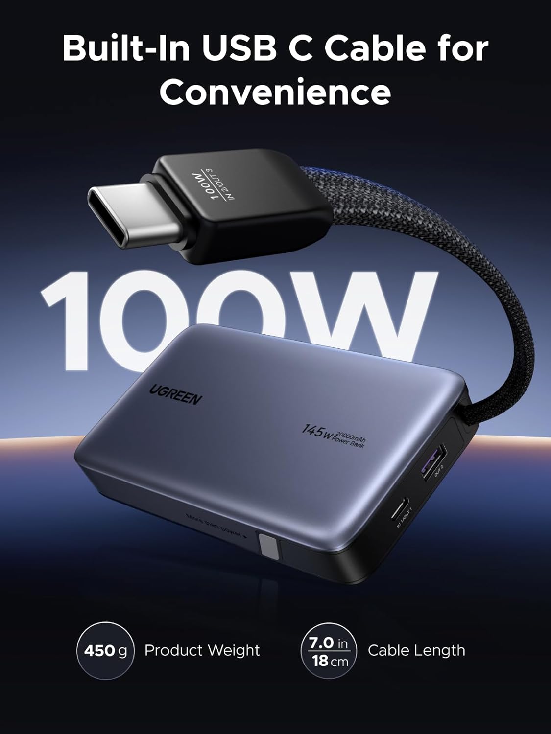 Power-Bank-UGREEN-Nexode-20-000-mAh-145-W-con-Cable-USB-C-Integrado-8