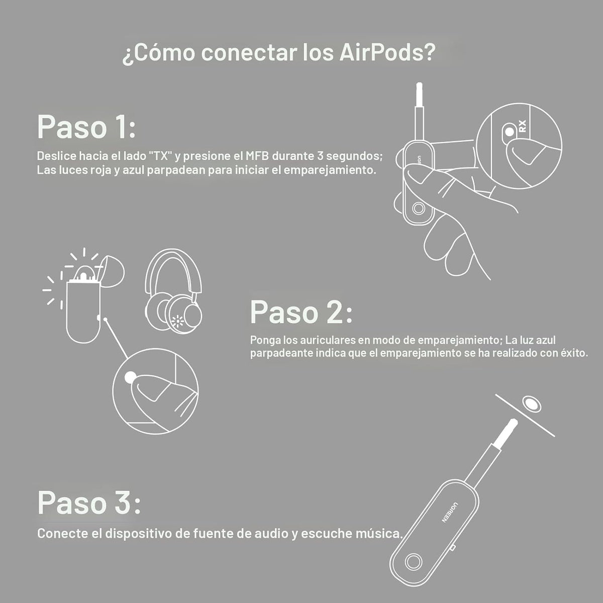 Transmisor-y-Receptor-Bluetooth-UGREEN-para-2-AirPods-o-Dispositivos-Bluetooth-8