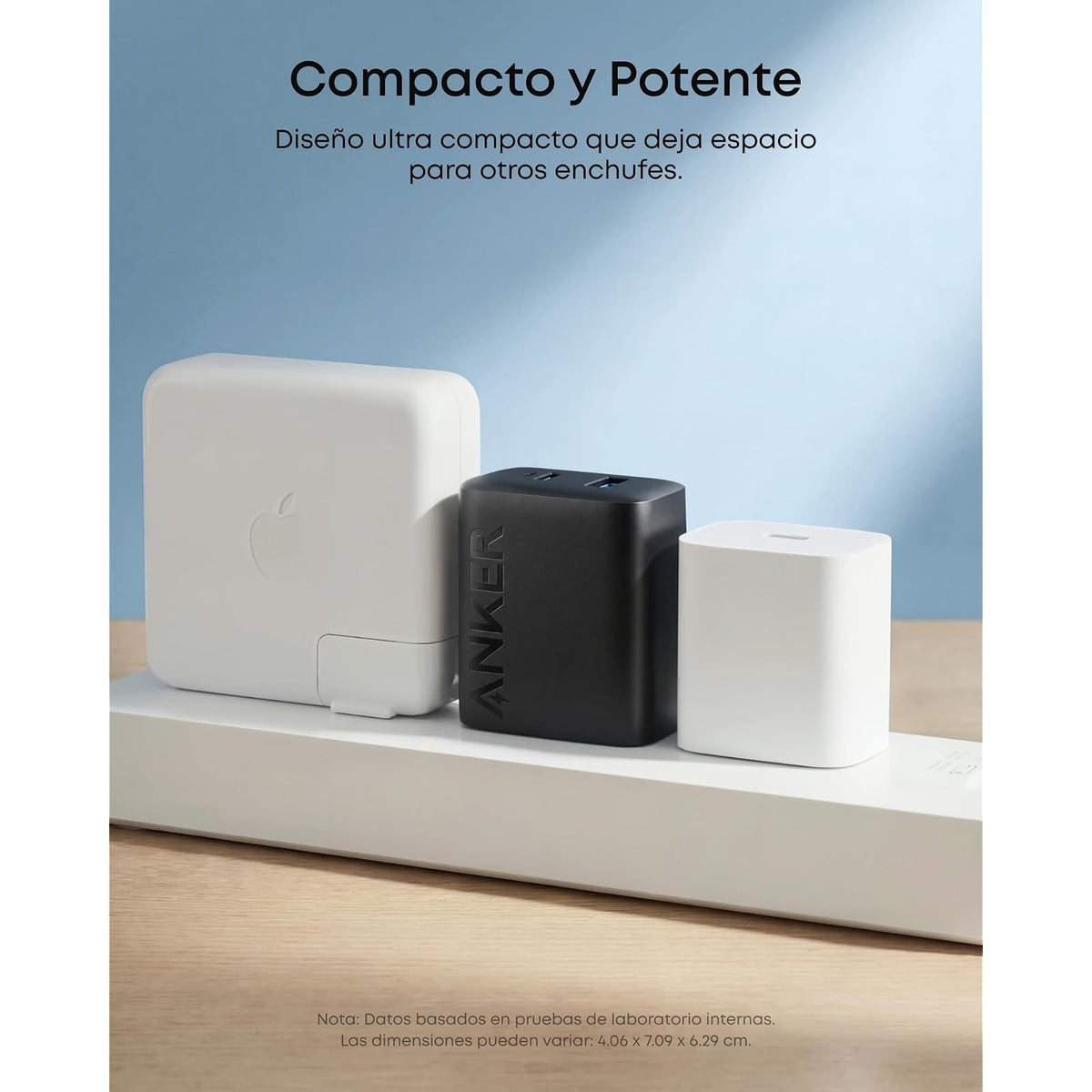 Cable Anker USB C a USB C, cable de carga rápida tipo C de 60 W, cargador para iPhone 16, paquete de 2 bloques de cargador USB C rápido de 2 - vista 5