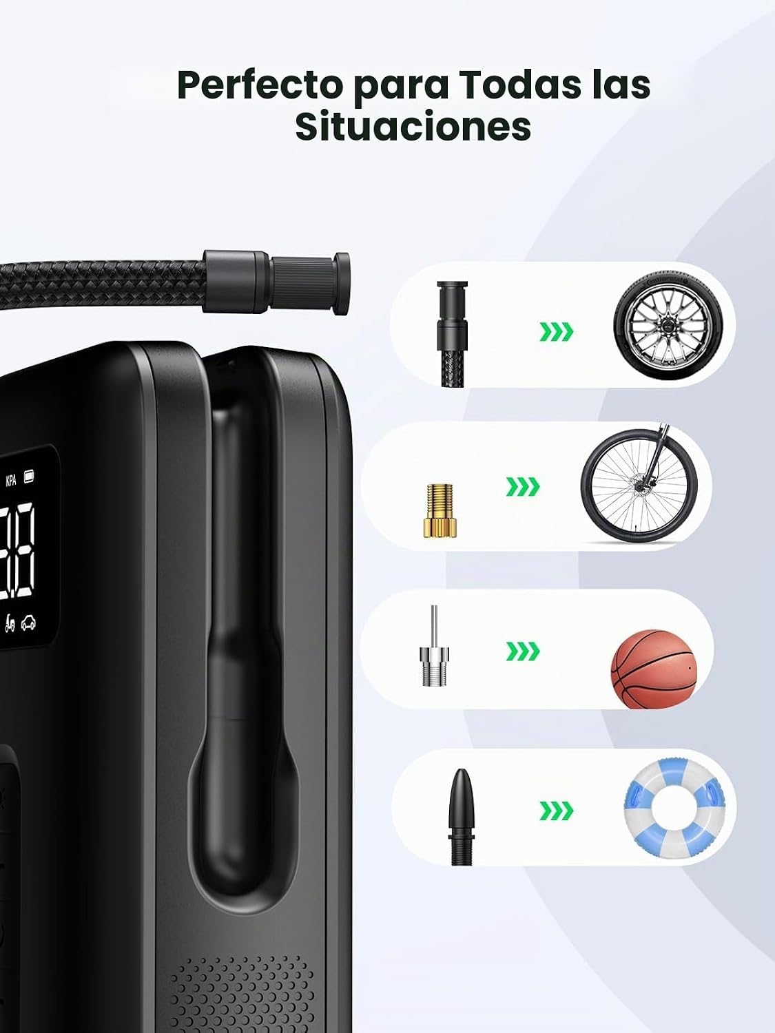 Inflador-de-Neumáticos-Portátil-UGREEN-150-PSI-Inalámbrico-con-Luz-LED-8
