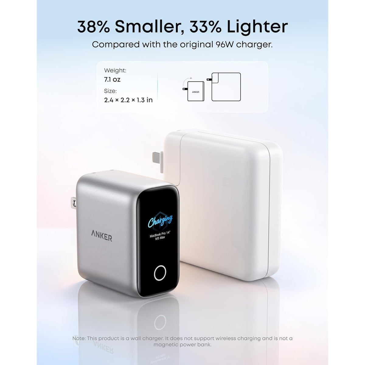 Cargador Anker de pantalla inteligente para computadora portátil - vista 8