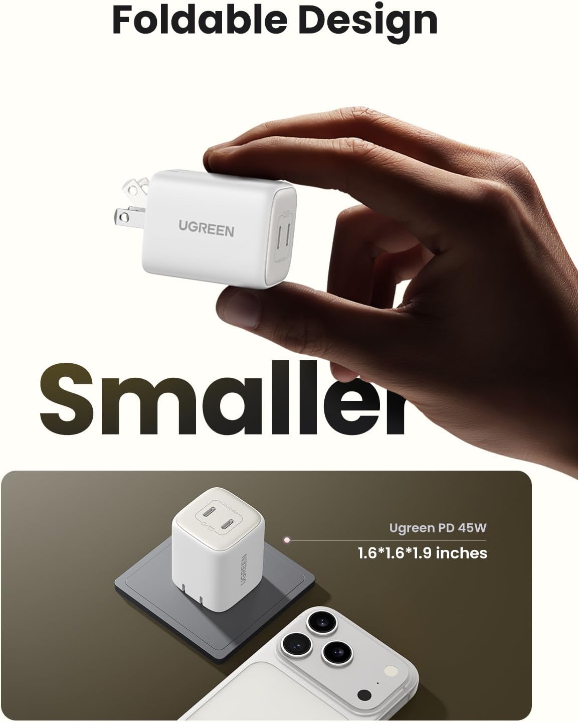 Cargador-de-Pared-UGREEN-Nexode-45-W-GaN-de-2-Puertos-USB-C-6