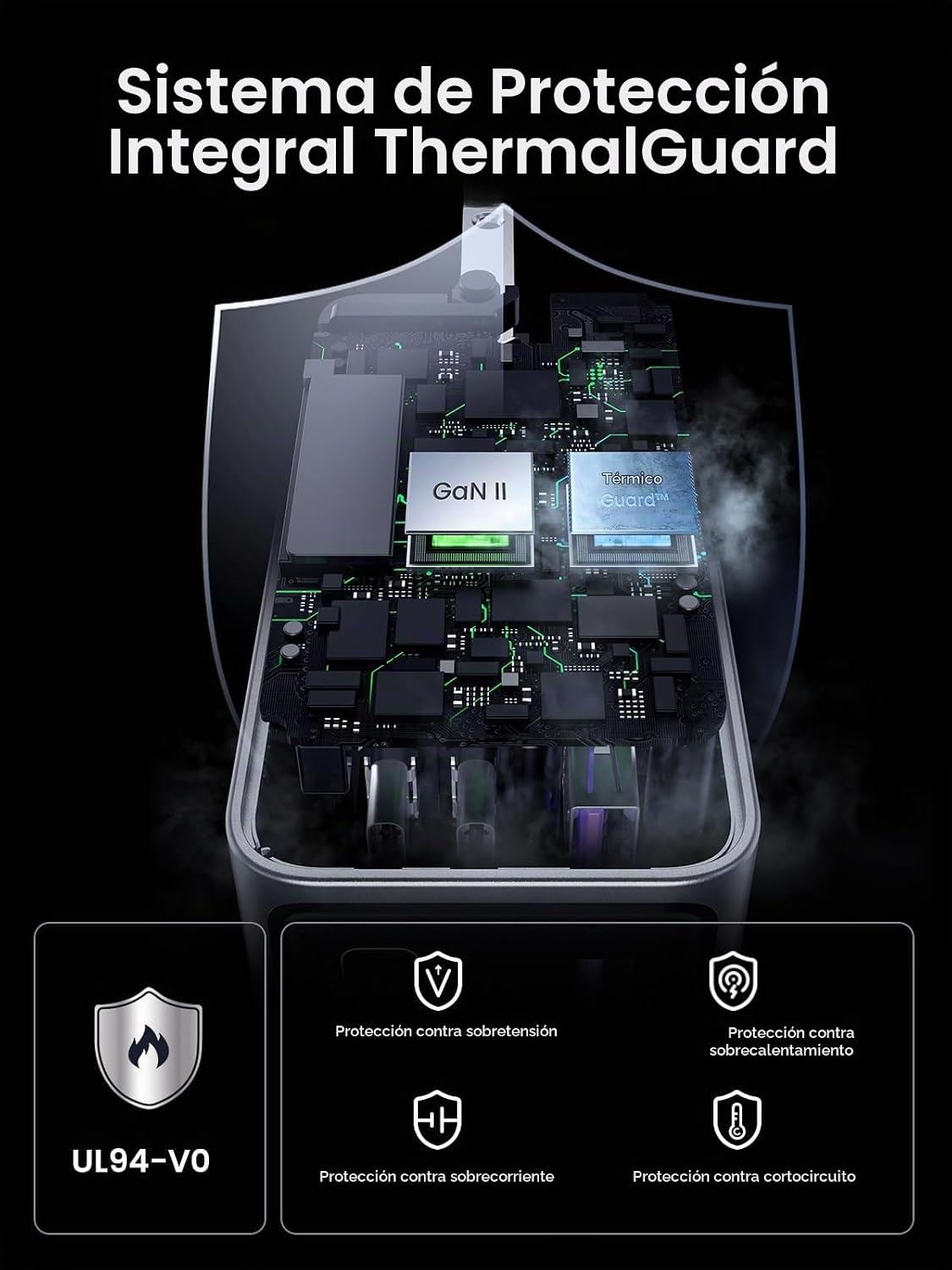 Cargador-de-Pared-UGREEN-Nexode-Pro-100-W-GaN-de-3-Puertos-USB-C-8