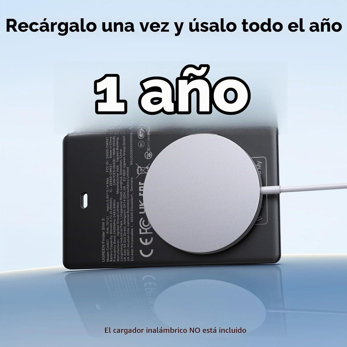 Localizador-UGREEN-FineTrack-Slim-en-Tarjeta-para-Billetera-solo-iOS-Recargable-2
