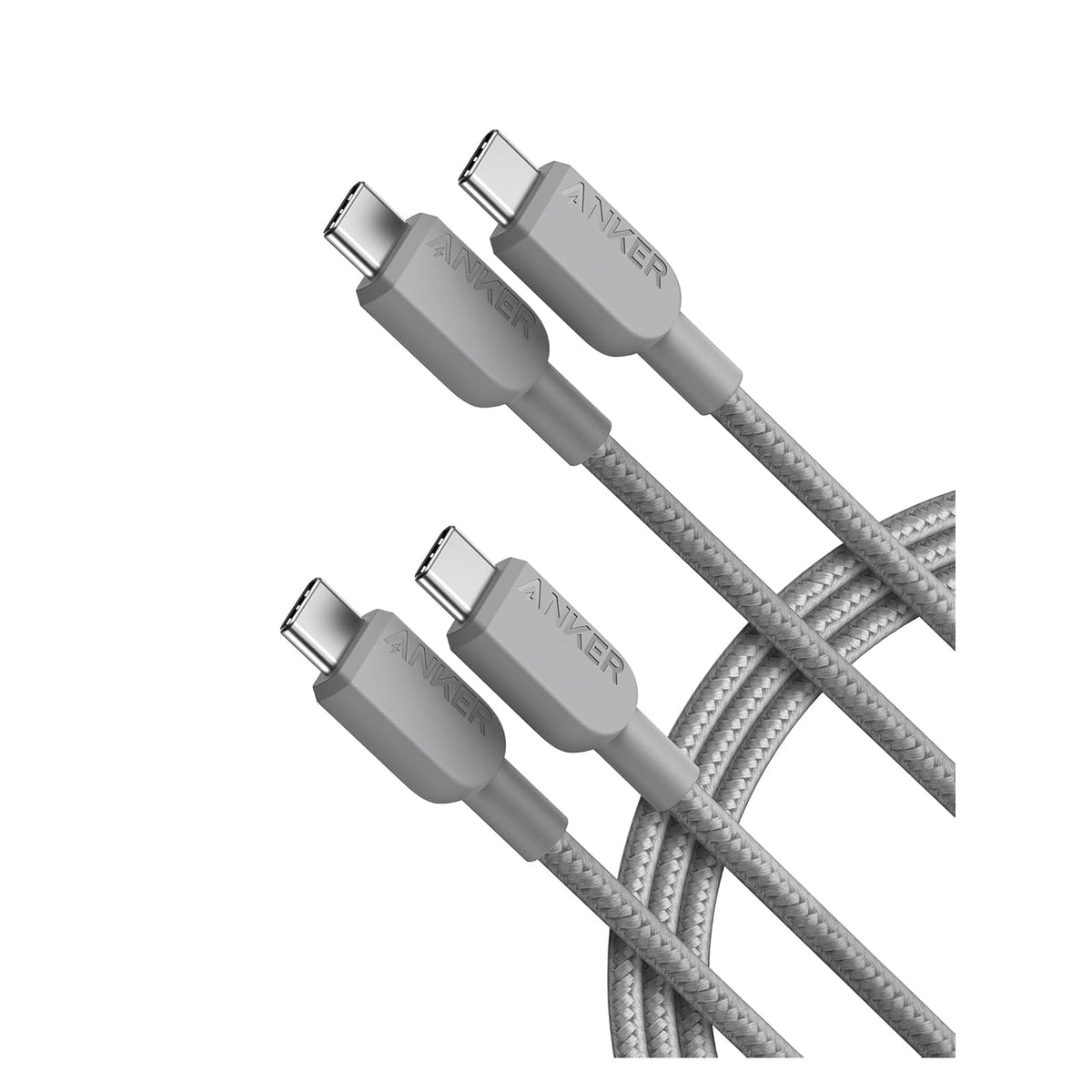 Cable Anker USB C a USB C, cable de carga rápida tipo C (paquete de 2
