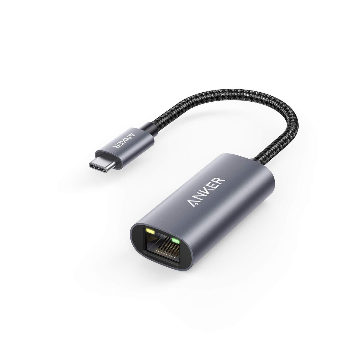 Adaptador Anker USB C a Ethernet, PowerExpand USB C a Gigabit Ethernet, adaptador USB C portátil de aluminio, para MacBook Pro, MacBook Air