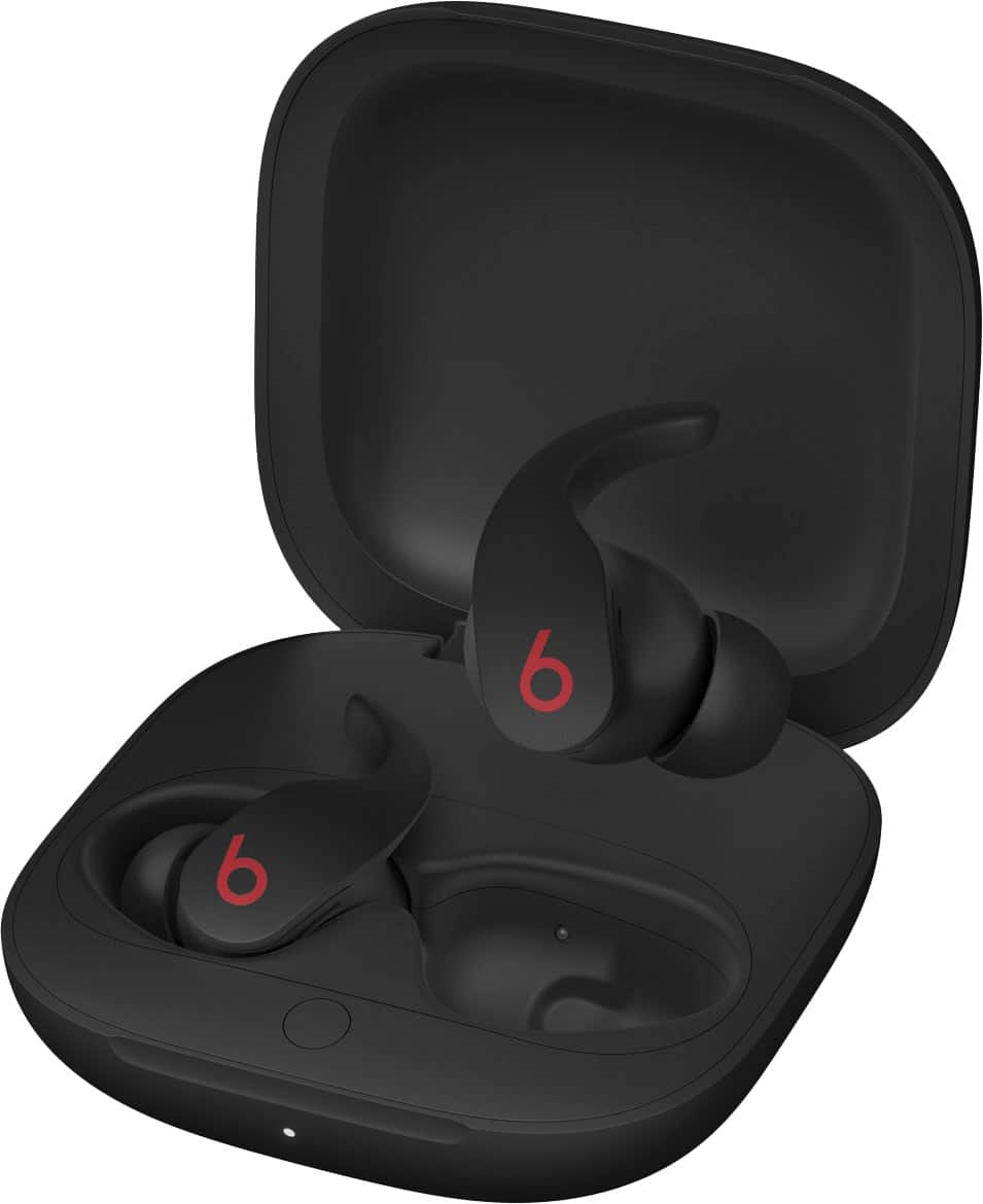 Geek Squad Certified Refurbished Fit Pro True Wireless Noise Cancelling In-Ear Headphones - Black