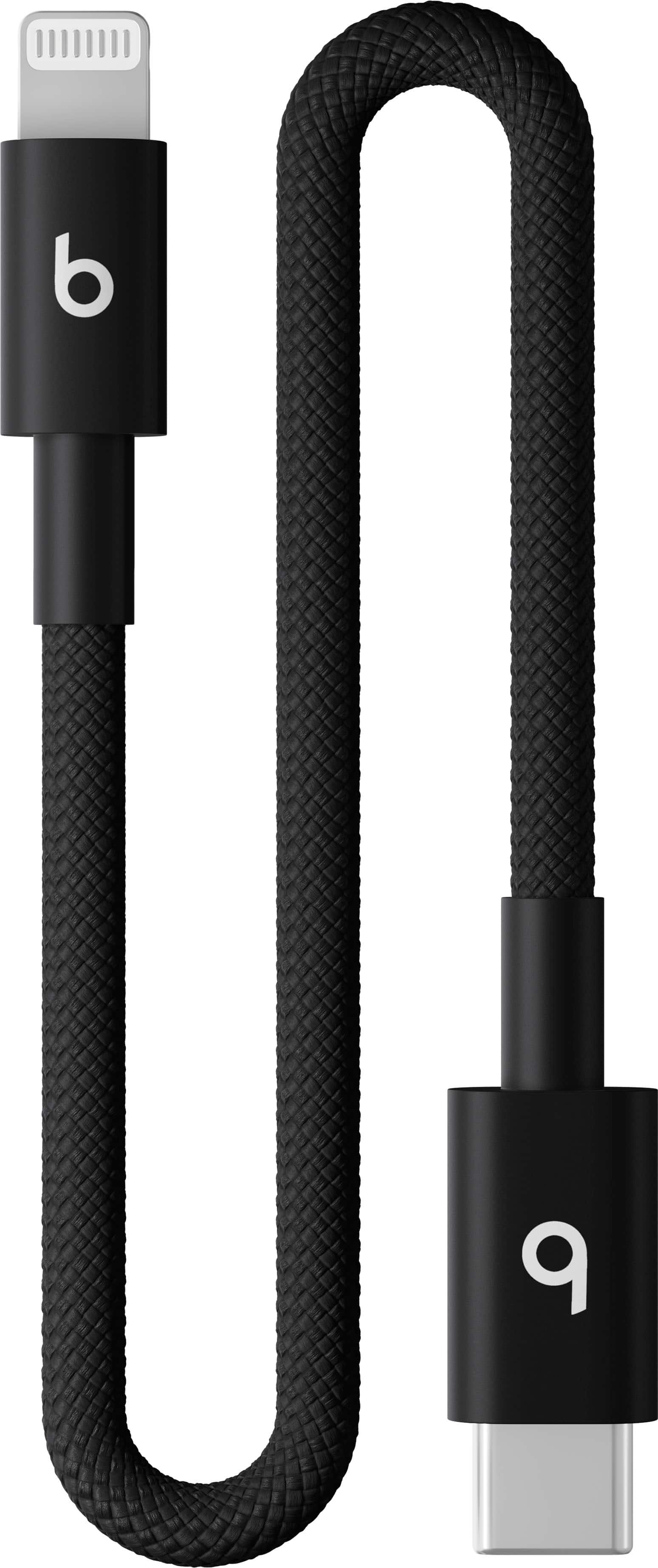 Apple 8" USB-C to Lightning Woven Short Cable - Bolt Black